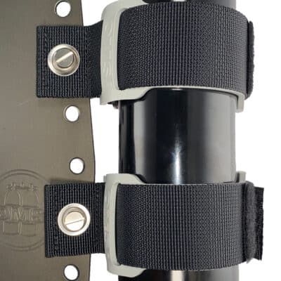 A16918006-OMS-Mounting-Strap-set-attaches-to-backplate-for-cylinder-with-90-mm-diameter-or-less-new-friction-pad-grey-color