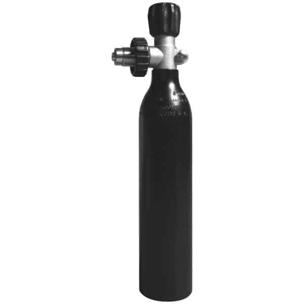 0.35 Liter Luxfer Aluminum 300 Bar Male DIN Valve