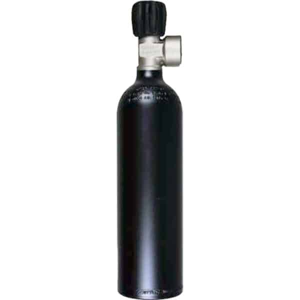 0.5 liter Luxfer Aluminum 200 Bar Mono Comptec Valve