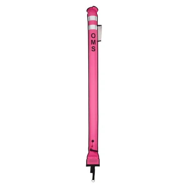 SLIM signal buoy PINK, hybrid filling with octopusand with inflator, length approx. 1.8 meters - Image 2