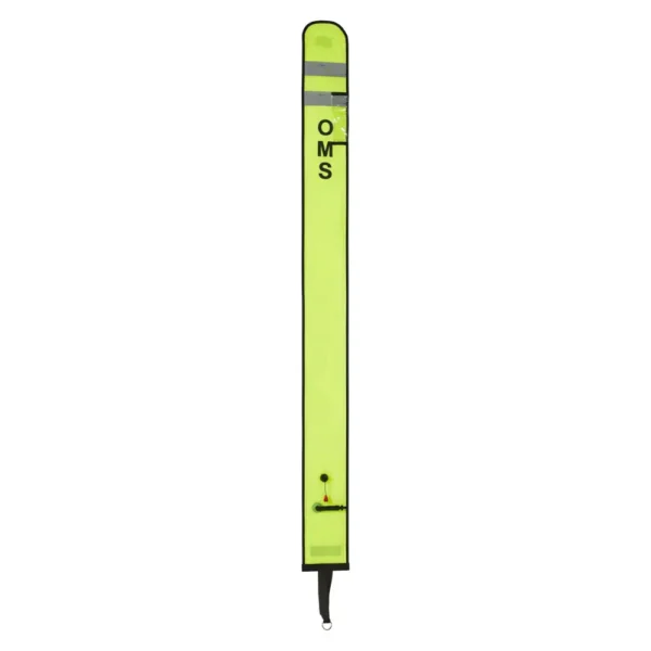 OMS SLIM signal buoy YELLOW hybrid fillingwith octopus and inflator, length approx. 1.8 meters - Image 2