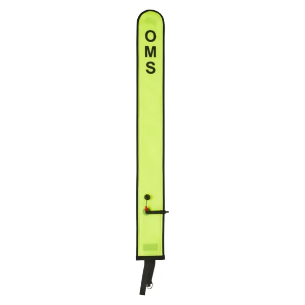 OMS 3,3 Signal buoy YELLOW Hybrid filling withOctopus and inflator, length approx. 1,0 meter - Image 2